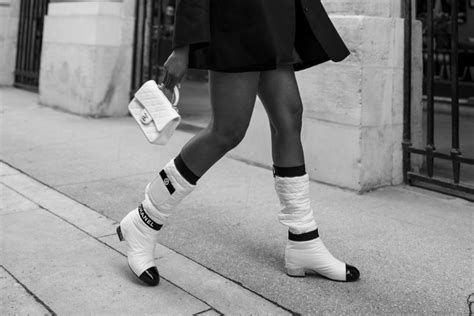 chanel boots fall 2017|chanel boots with pearl heel.